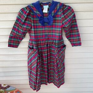 VINTAGE Cottontail Originals Plaid Dress Size 6X